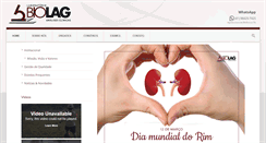 Desktop Screenshot of biolag.com.br